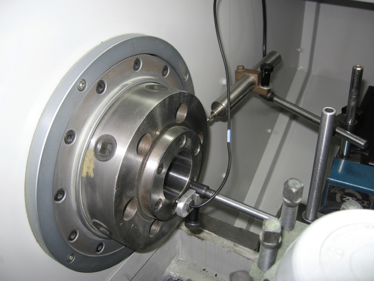 Setup of spindle thermal error measurement